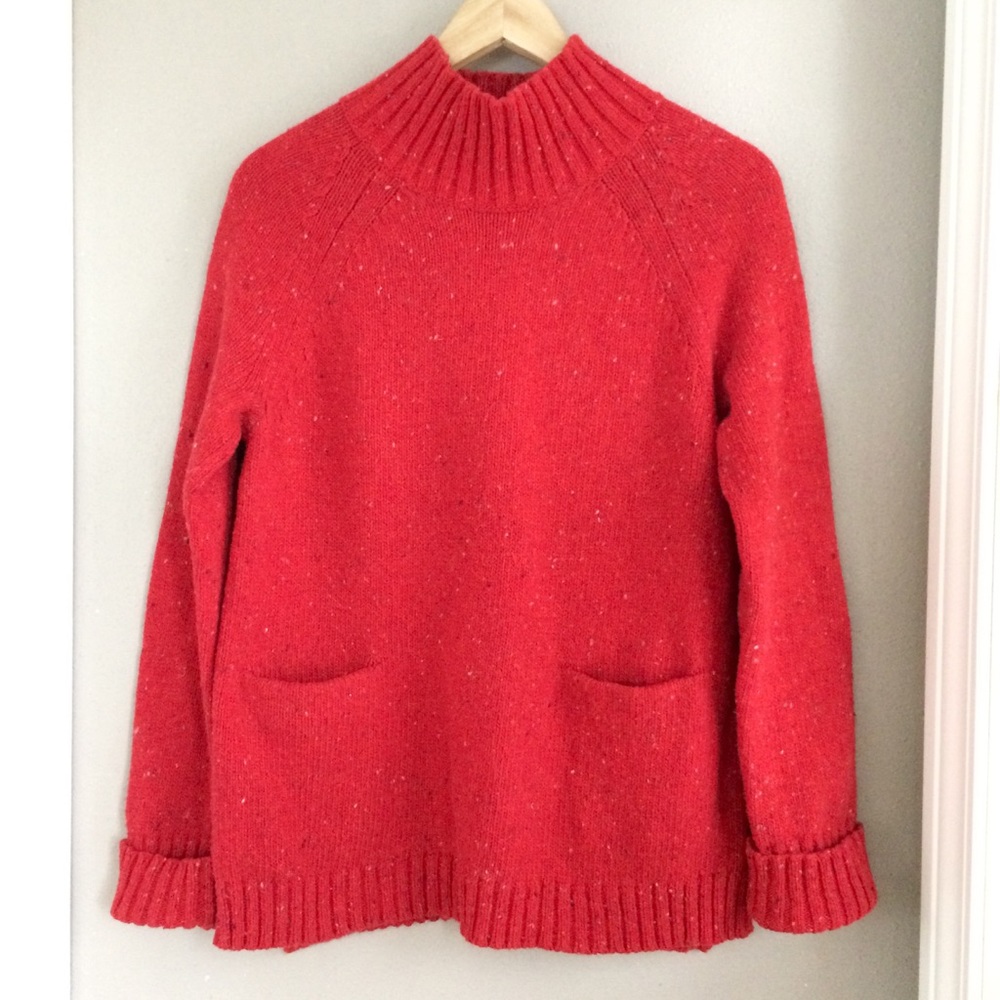 S J. Jill Funnel Neck Sweater